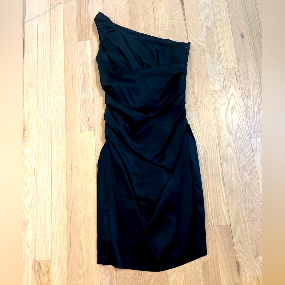 Off the Shoulder Black Cocktail Dress Size 4